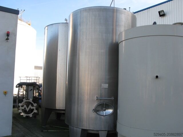 Rustfri ståltank 10.000 liter  -