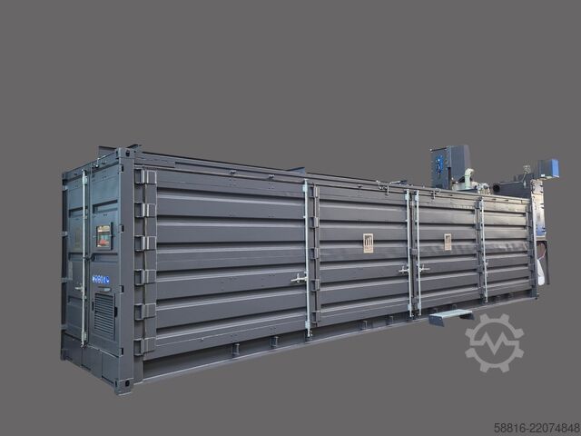 Impianto di sabbiatura con 5 anni di garanzia Oliver Fritz GmbH & Co. KG Strahlcontainer 40Fuß 9m Strahlraum