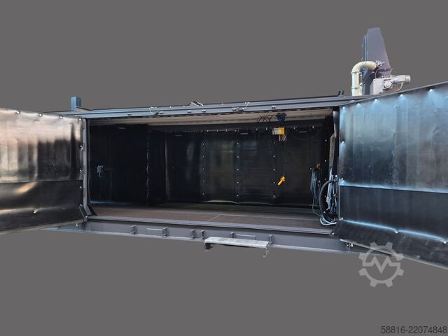 Impianto di sabbiatura con 5 anni di garanzia Oliver Fritz GmbH & Co. KG Strahlcontainer 40Fuß 9m Strahlraum