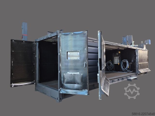 Impianto di sabbiatura con 5 anni di garanzia Oliver Fritz GmbH & Co. KG Strahlcontainer 40Fuß 9m Strahlraum