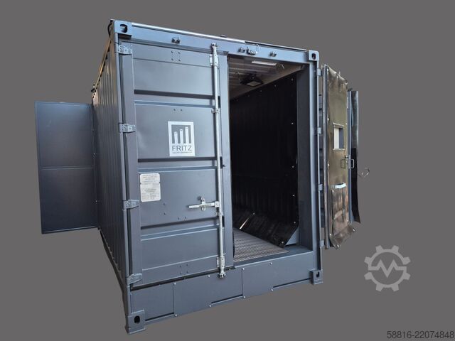 Impianto di sabbiatura con 5 anni di garanzia Oliver Fritz GmbH & Co. KG Strahlcontainer 40Fuß 9m Strahlraum