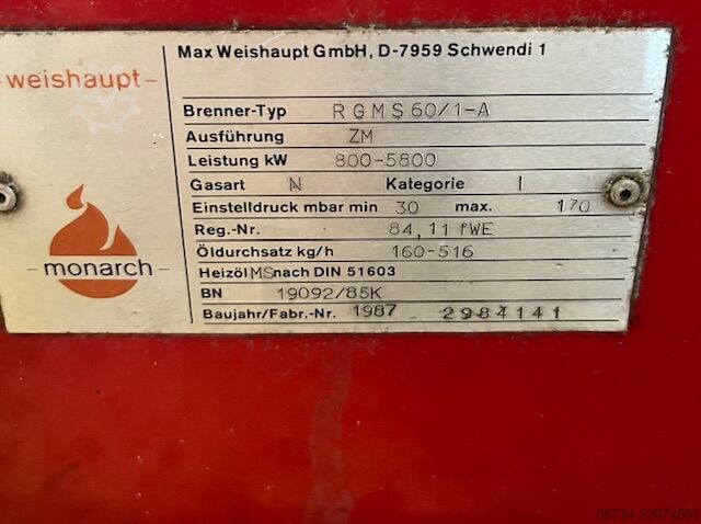 Grejanje i duvač Weishaupt RGMS 60/1-A
