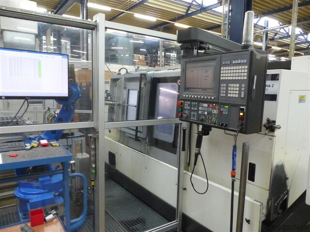 CNC soustružnické a frézovací centrum OKUMA LB 3000EX II-MC1000 Space Turn with Robot loading