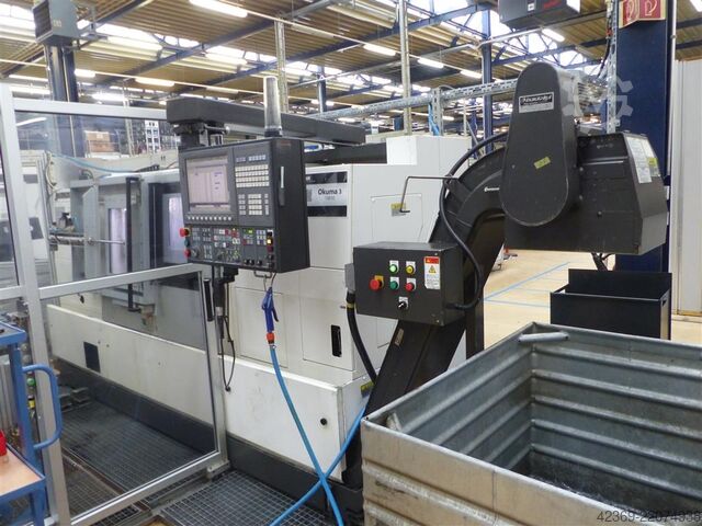 CNC soustružnické a frézovací centrum OKUMA LB 3000EX II-MC1000 Space Turn with Robot loading