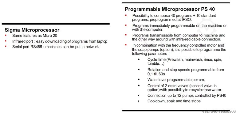 Vrijstaande wasmachine Treysse Ipso HF304C Industrie Waschmaschine