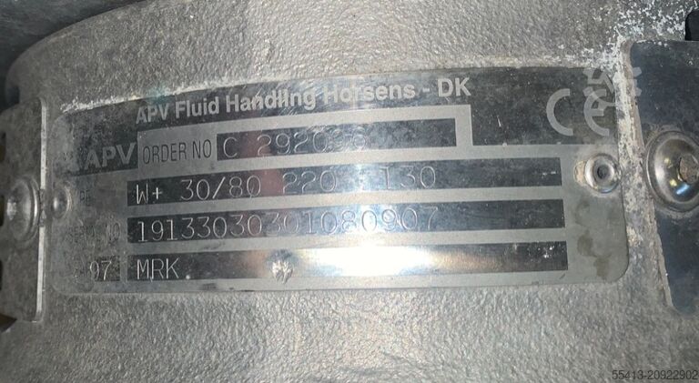 Produkcja mleka i produktów mlecznych APV Pump SPX W+ 30/80