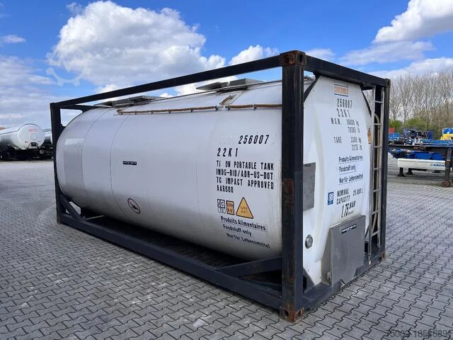 Contenedor cisterna Singamas TOP: BEER, 25.080L, foodgrade, insp. till 07/2026