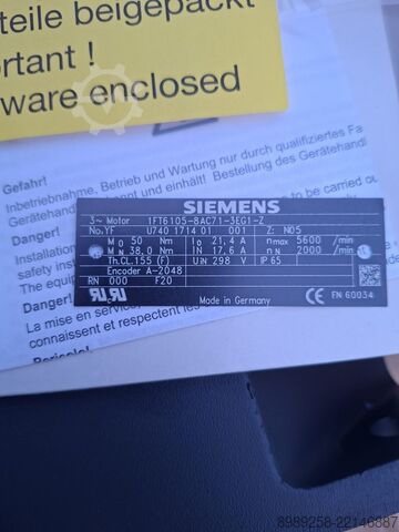 Servomoteur CA SIEMENS 1FT6105-8AC71-3EG1-Z