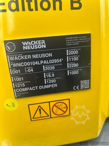 Chargeuse sur pneus Wacker Neuson 1001 | 2026