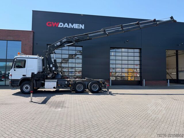 Tung last Mercedes-Benz Actros 2655 V8 6x4 Tractor unit Hiab 422-5 Euro 5