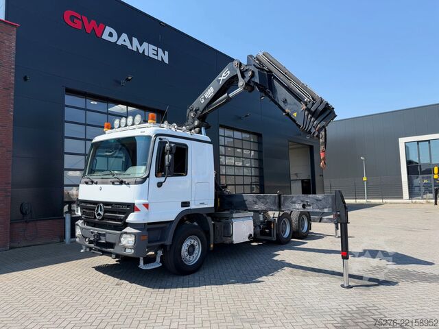 Tung last Mercedes-Benz Actros 2655 V8 6x4 Tractor unit Hiab 422-5 Euro 5