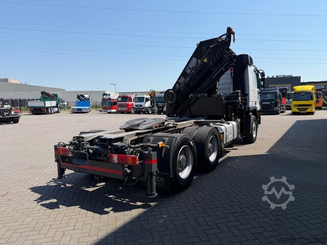 Tung last Mercedes-Benz Actros 2655 V8 6x4 Tractor unit Hiab 422-5 Euro 5