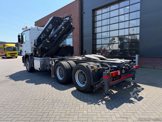 Tung last Mercedes-Benz Actros 2655 V8 6x4 Tractor unit Hiab 422-5 Euro 5