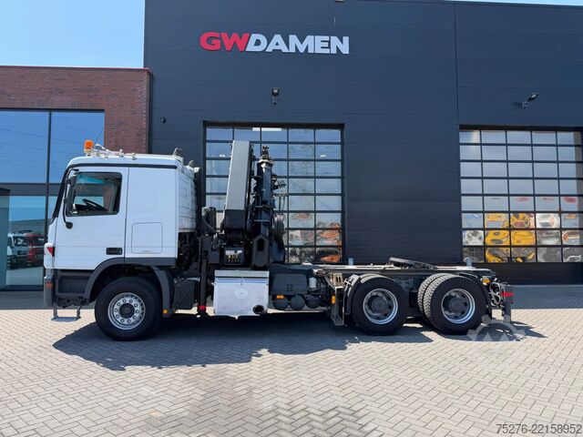 Tung last Mercedes-Benz Actros 2655 V8 6x4 Tractor unit Hiab 422-5 Euro 5
