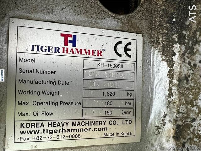 Kırıcı çekiç Tiger KH-1500sll spike hammer