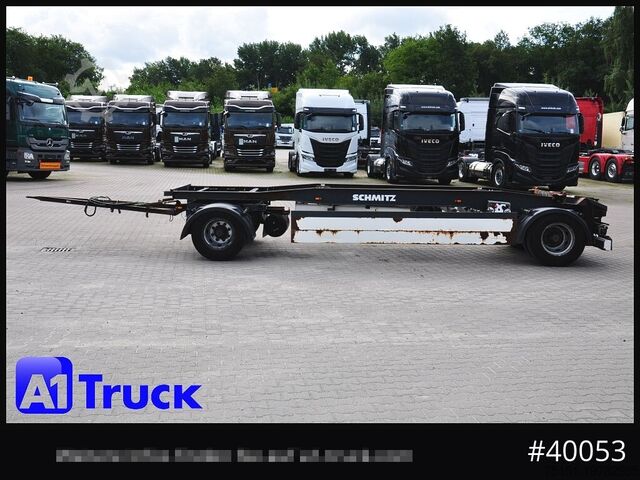 Afzetcontainer-aanhangwagen SCHMITZ ACF 20, Schlitten, zwillingsbereift, bis 7700mm Container