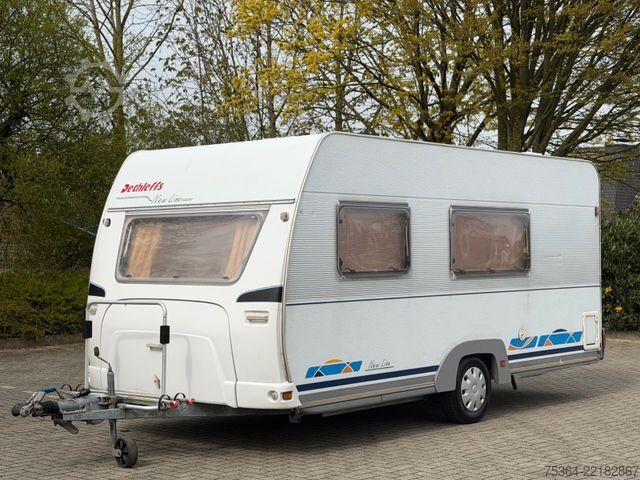 Karavan DETHLEFFS Newe Line Wohnwagen Festbett Fahrradträger