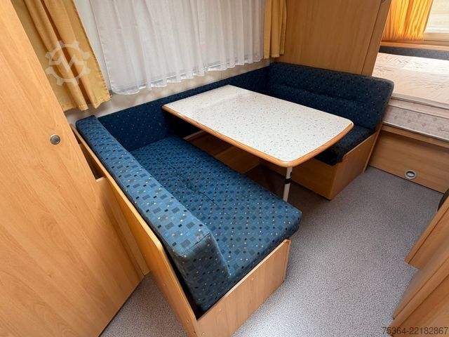 Karavan DETHLEFFS Newe Line Wohnwagen Festbett Fahrradträger