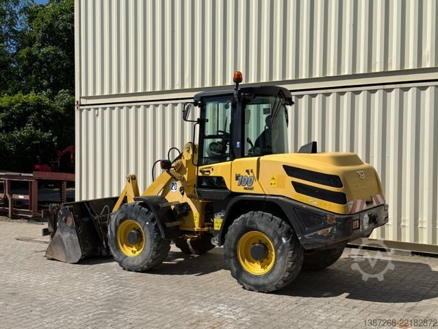 Wiellader YANMAR V100 / 2019 BJ / Schaufel + Gabel