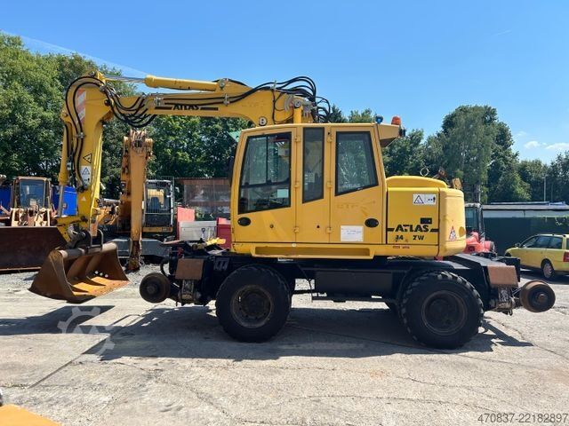 Kolový bagr ATLAS 1404 ZW / Zweiwegebagger