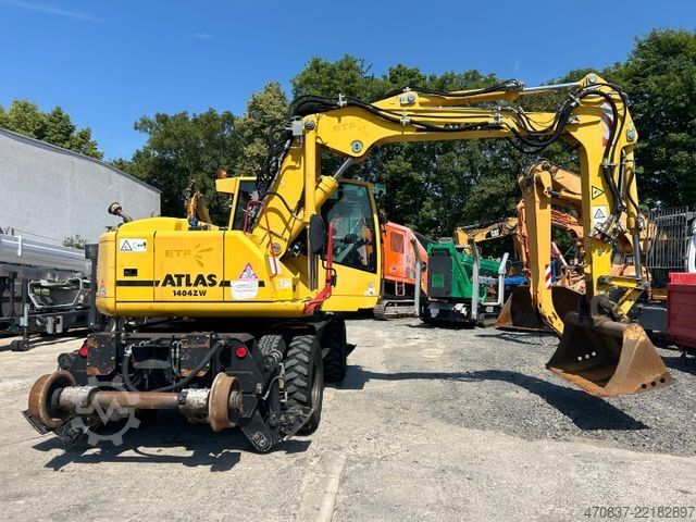 Kolový bagr ATLAS 1404 ZW / Zweiwegebagger