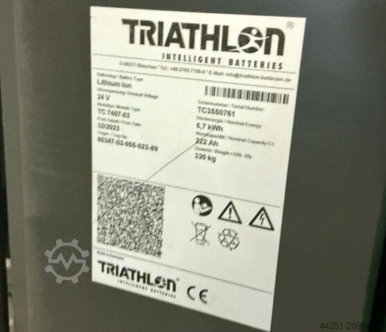 Höglyftande staplare med förarplattform, elektrisk palltruck Mitsubishi Electric SBR16N2