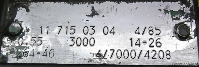 Regelbare tandwielmotor 0,55 kW 46-264 tpm Lenze 11.715.03.04