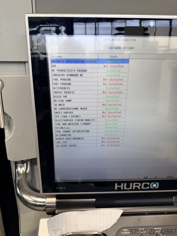 Vertikální obráběcí centrum HURCO VMX 30 Di