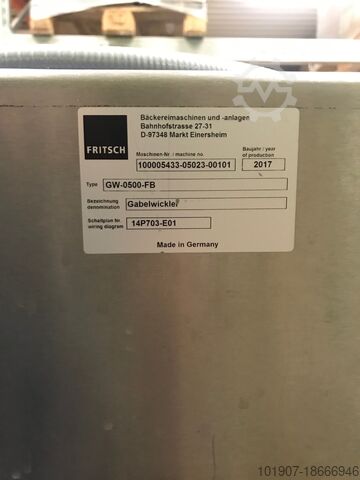 Unwinder Fritsch Gabelwickler mit Papierschneider