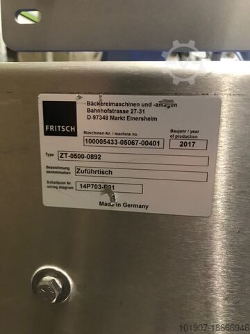 Unwinder Fritsch Gabelwickler mit Papierschneider