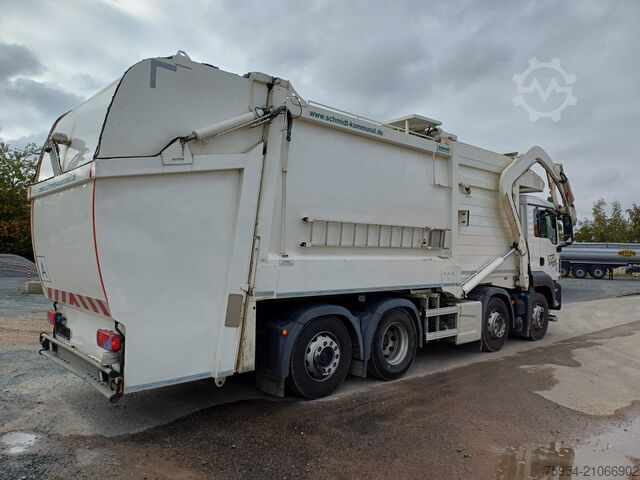 çöp kamyonu MAN TGS 35.430 8x2-6 BL / EHP 7000