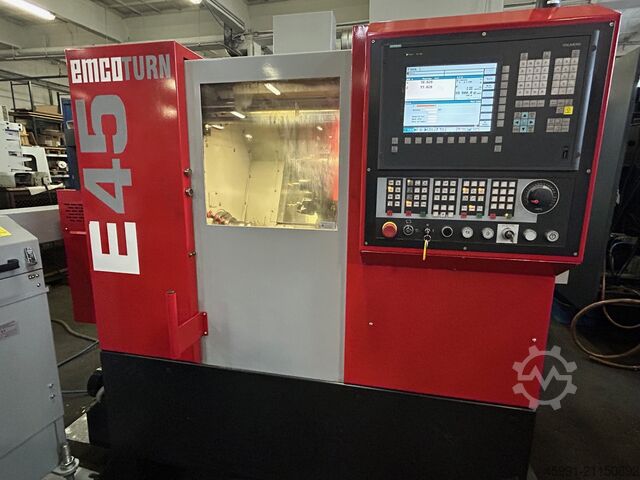 CNC-drejebænk Emco EMCOTURN E45 with barfeeder