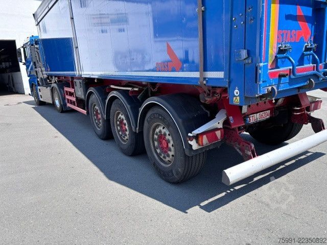 Semi-remorque benne STAS Getreidekipper Alu Kastenmulde S300CX