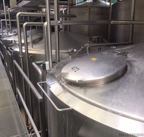 Függőleges köpenyes tartály 8.000 L Alfa Laval