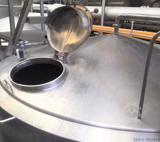 Függőleges köpenyes tartály 8.000 L Alfa Laval