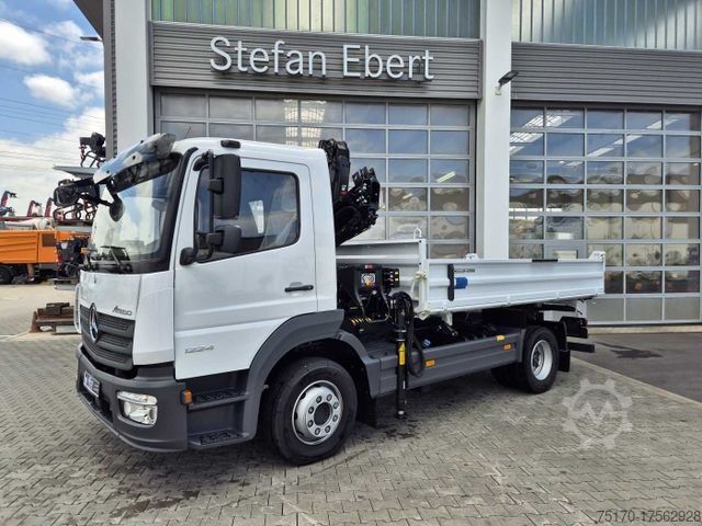 Tipvogn MERCEDES-BENZ Atego 1224 KK Kipper+Kran+Funk+Greifersteuerung