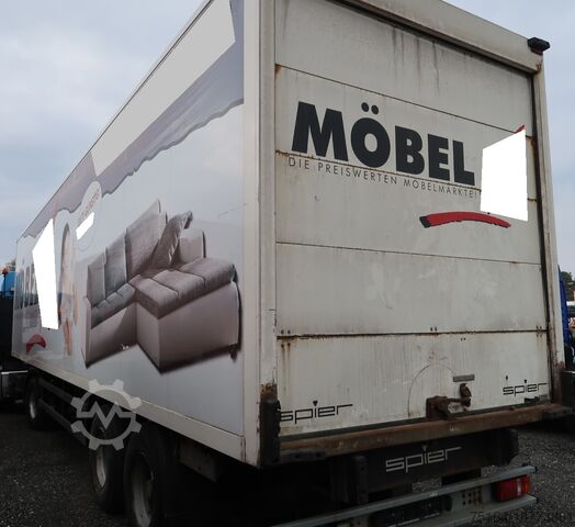 Semiremorcă cu cutie Spier SGL 290