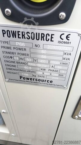 Aggregato Perkins 1103A-33TG2 - 66 kVA Generator - DPX-19804
