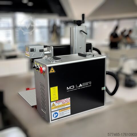 Graveermachine 50 Watt Faserlaser Fiberlaser MD Laser 5 50 Watt 200mm Linse 50RAY200