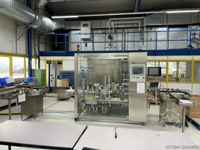 Equipamento de rotulagem PAGO Etikettiersysteme GmbH (Fuji Seal) System L600
