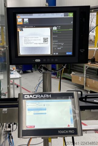 Equipamento de rotulagem PAGO Etikettiersysteme GmbH (Fuji Seal) System L600