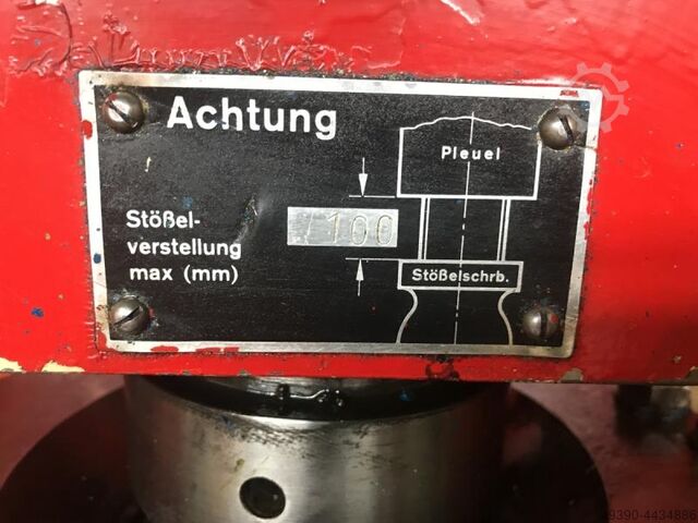 Einständer - Exzenterpresse, Exzenterstanze, Mechanische Presse PELS - RICHTER PEKR 125