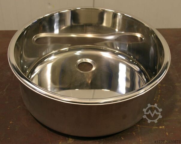 Handwaschbecken Edelstahl Typ Ø 420/180 mm