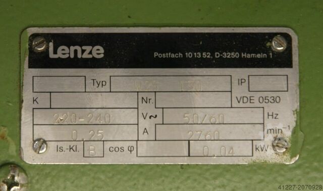 Växelmotor 1,8 kW 41 rpm Lenze GFRKXX090-22