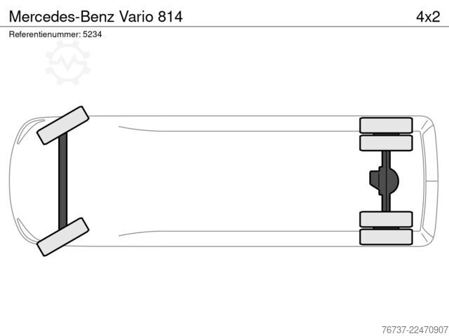 Bestelwagen Mercedes-Benz Vario 814