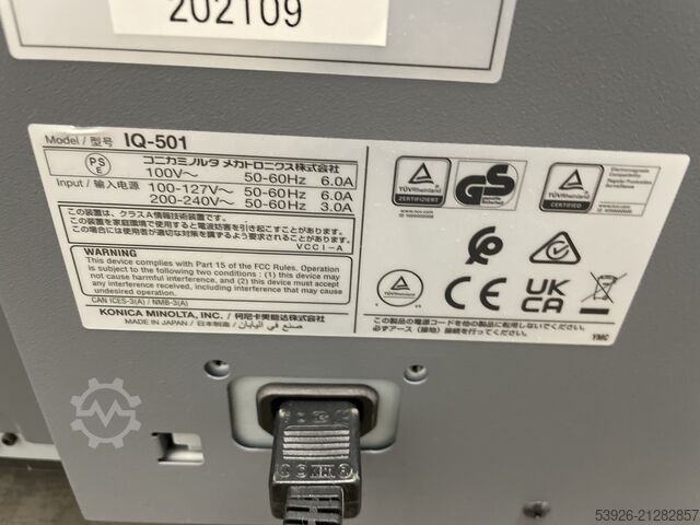 Digital print machine Develop Ineo+ 7090 incl. Fiery, Finisher, IQ-501