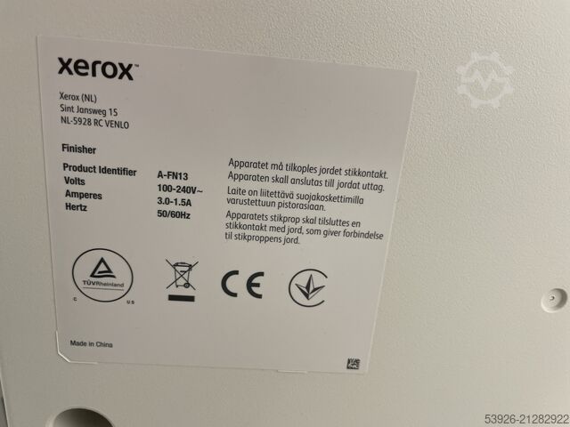 Digital print machine Xerox Versant 280 Press only 560.000 clicks