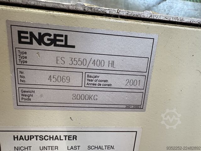 Fröccsöntőgép ENGEL ES 3550/400 HL
