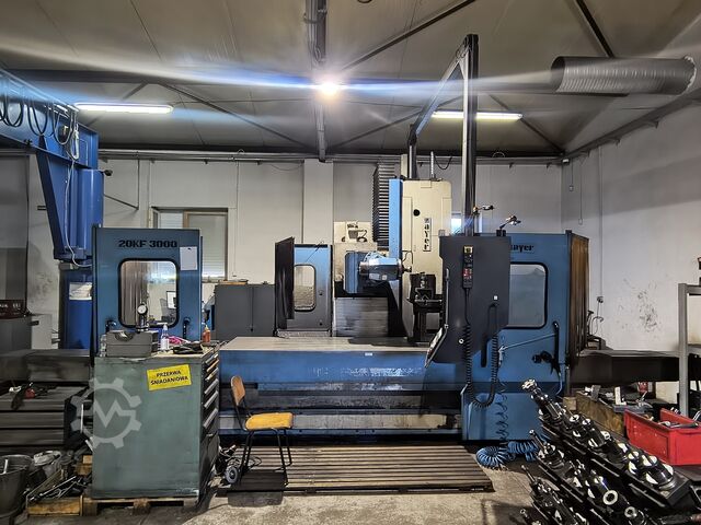 Yatak tipi freze makinesi Zayer 20KF 3000