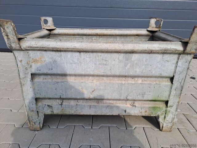 Stapelbehälter Behälter Metallbehälter Thyssen /Außenmaße:850x560x580mm(BxTxH)/ Innenmaße: 780x400x400mm /feuerverzinkt